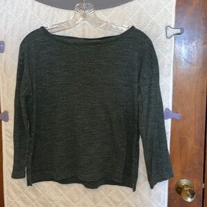 Madewell Gray Long Sleeve Top